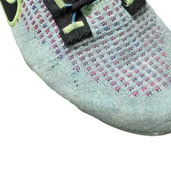 🦈 Nike Air VaporMax Flyknit Next Nature Multicolor Sneakers Size 10.5 - Picture 10 of 11